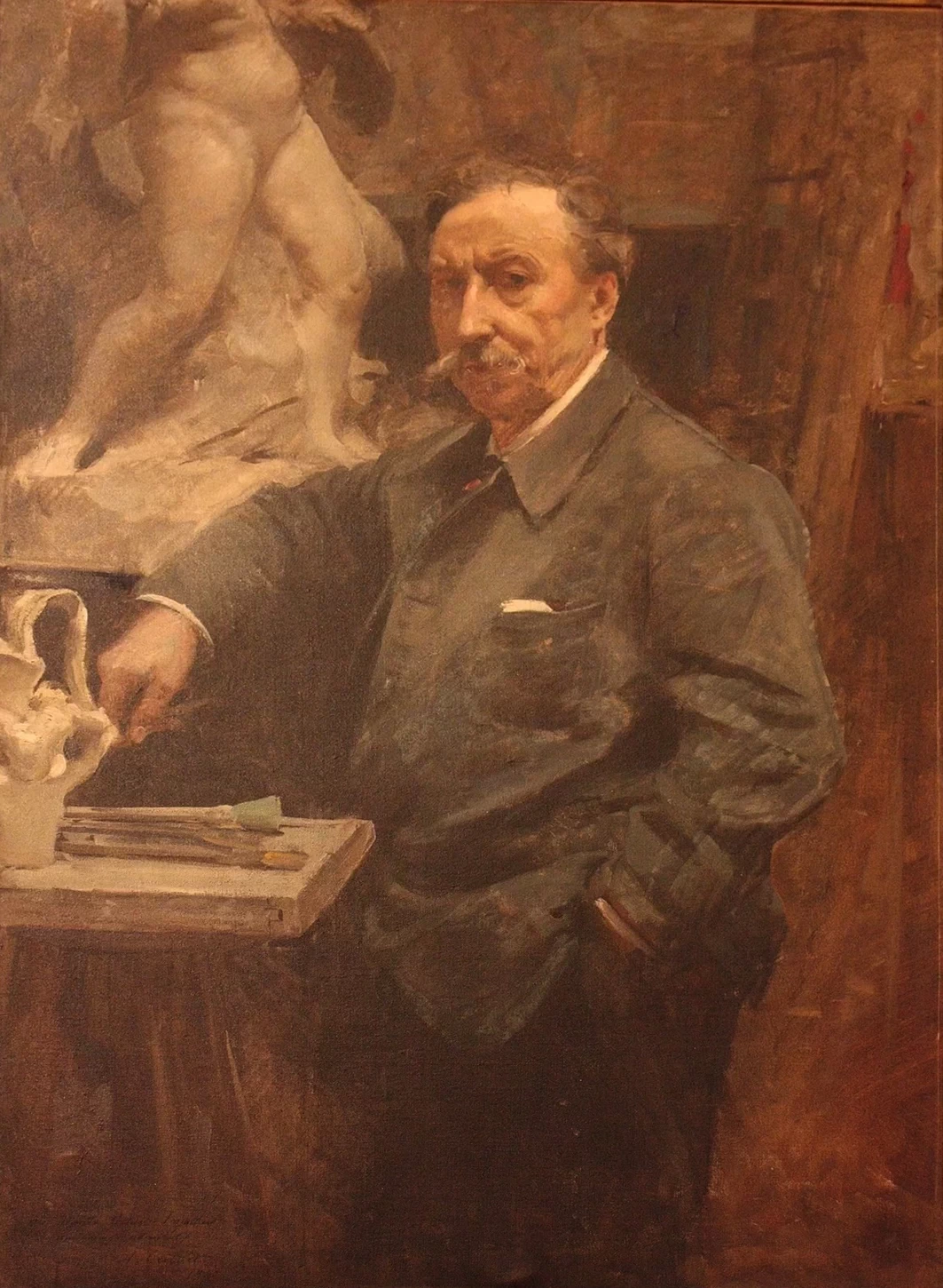 Ritratto di Jean - Antoine Injalbert, Musée des Beaux, Arts de Béziers